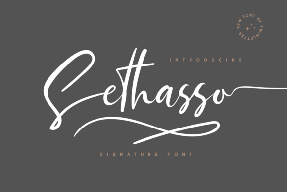 Sethasso Font Poster 1