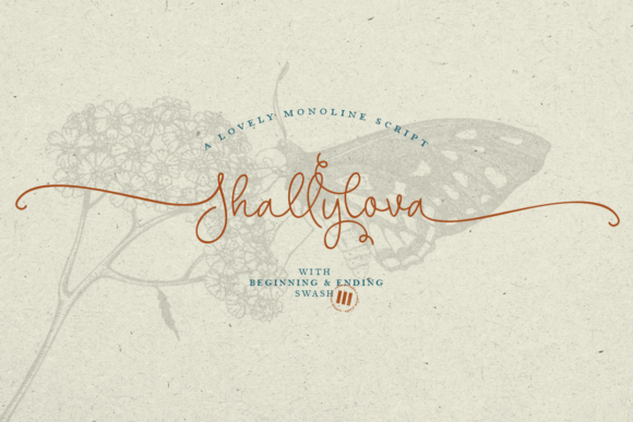 Shallylova Font Poster 1