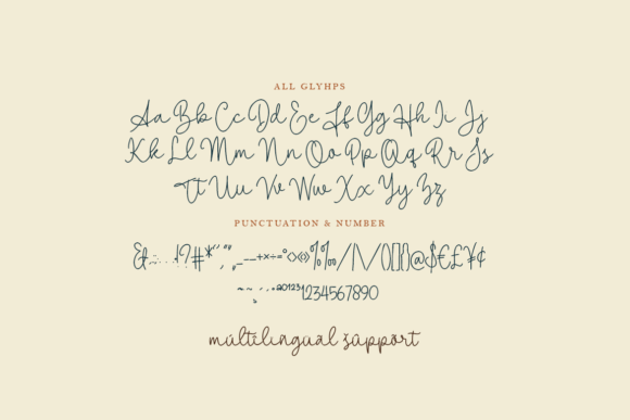 Shallylova Font Poster 9