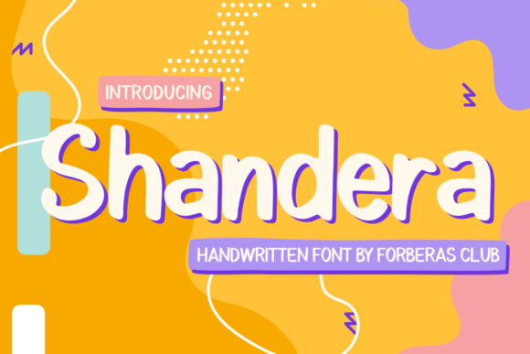 Shandera Font Poster 1