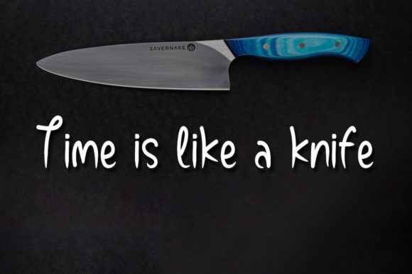 Sharp Knife Font Poster 2