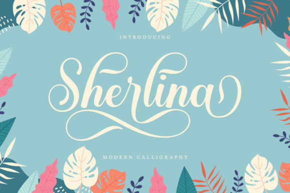 Sherlina Script Font Poster 1