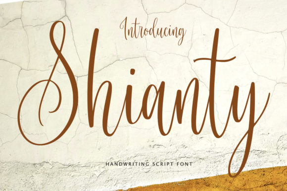 Shianty Script Font Poster 1