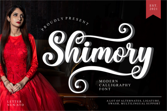 Shimory Font Poster 2
