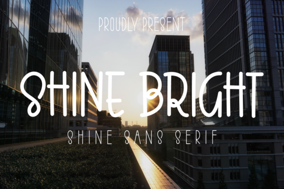 Shine Bright Font Poster 1