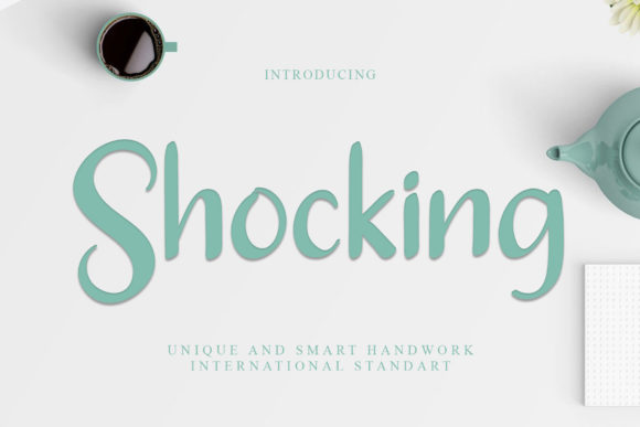 Shocking Font Poster 1