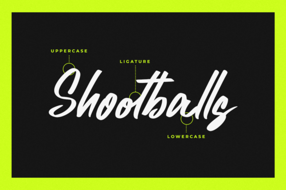 Shootballs Font Poster 9