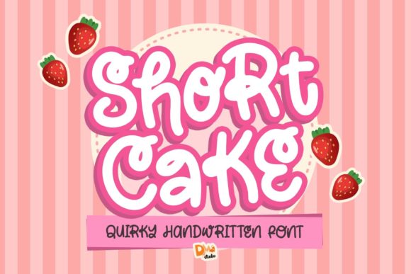 Short Cake Font Poster 1
