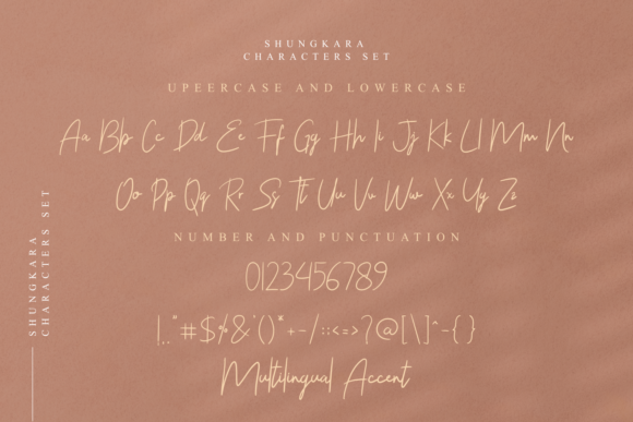 Shungkara Font Poster 9