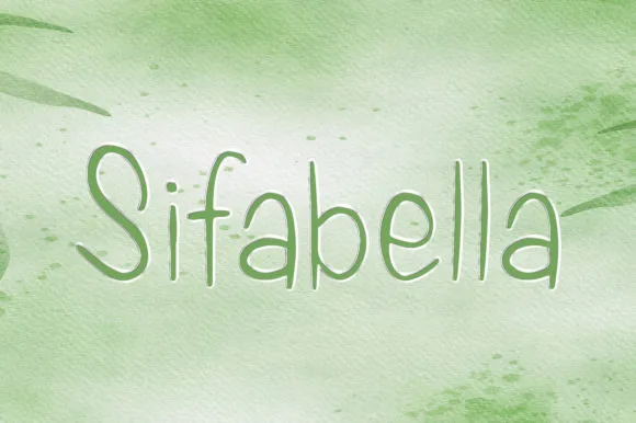 Sifabella Font Poster 1