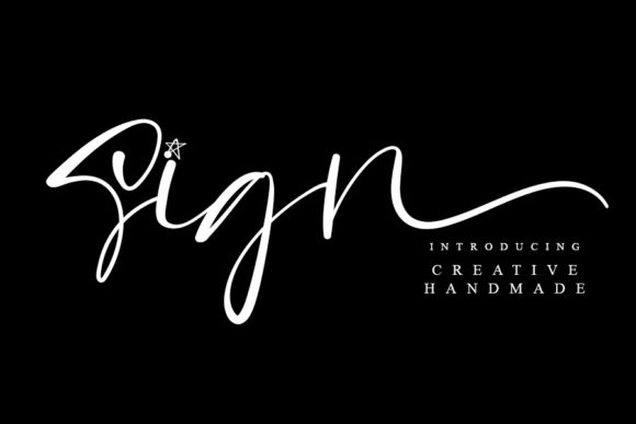 Sign Font