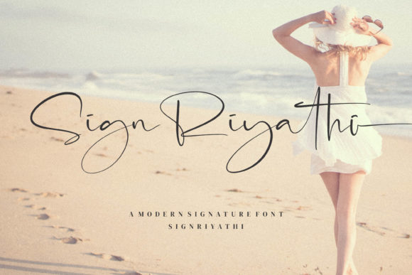 Sign Riyathi Font Poster 1