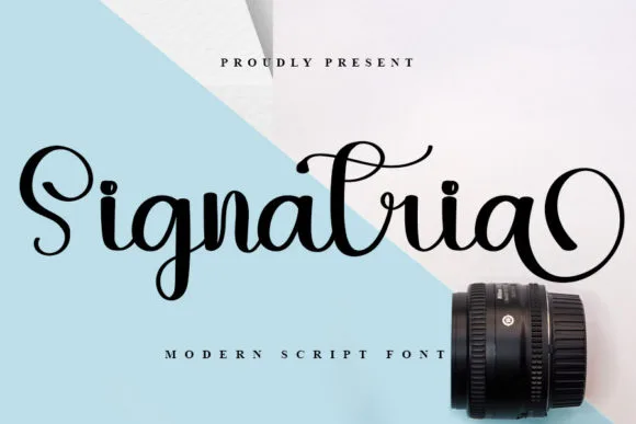 Signatria Font Signatria Font Poster 1