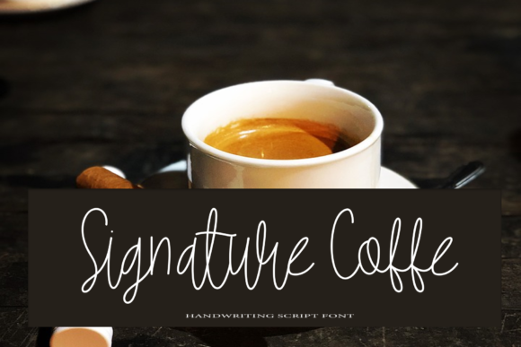 Signature Creative Font Poster 3