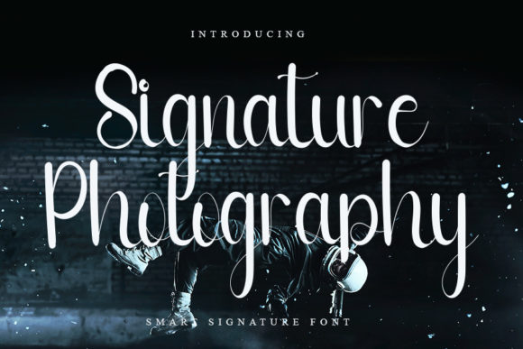 Signature Photography Font Poster 1