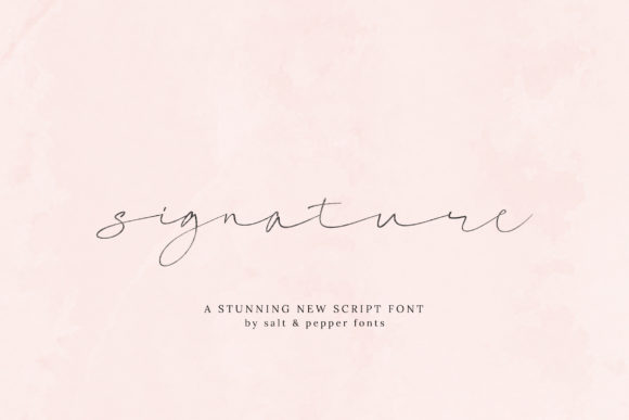 Signature Script Font