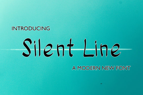 Silent Line Font Poster 1