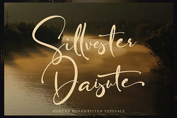 Sillvester Daisute Font Sillvester Daisute Font Poster 1