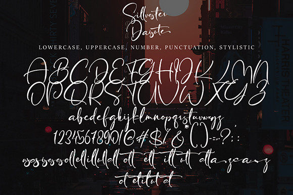 Sillvester Daisute Font Poster 8