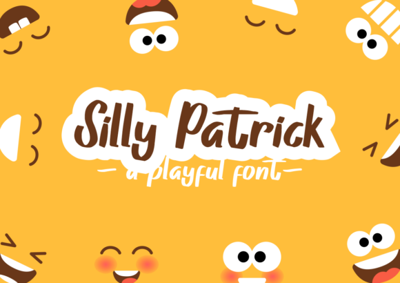 Silly Patrick Font Poster 1