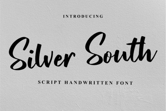 Silver South Font Poster 1