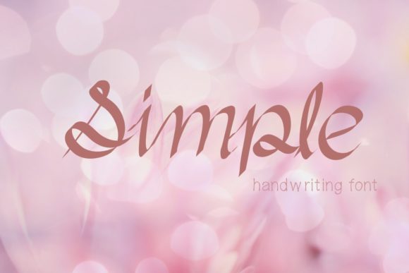 Simple Font