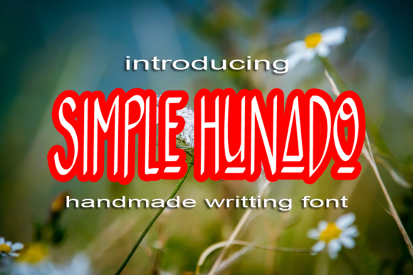 Simple Hunado Font Poster 1