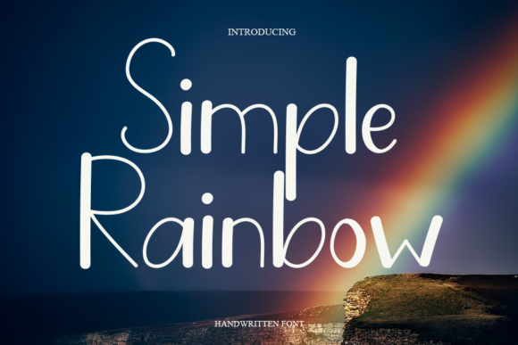 Simple Rainbow Font