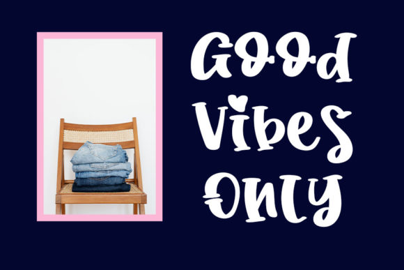 Simple Shapes Font Poster 2