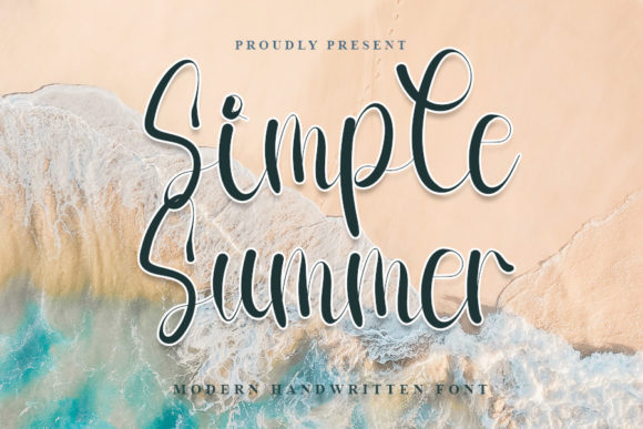 Simple Summer Font Poster 1