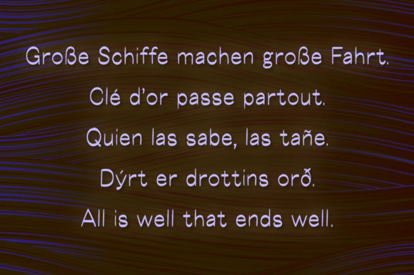 Simplle Font Poster 4