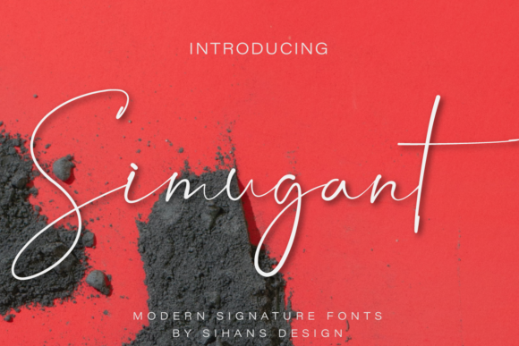 Simugant Font Poster 1