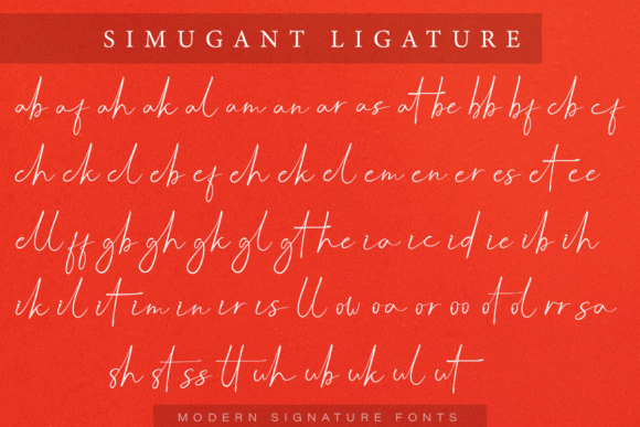 Simugant Font Poster 9