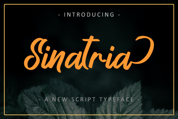 Sinatria Font Poster 1