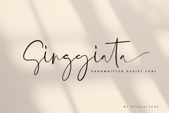 Singgiata Font Poster 1