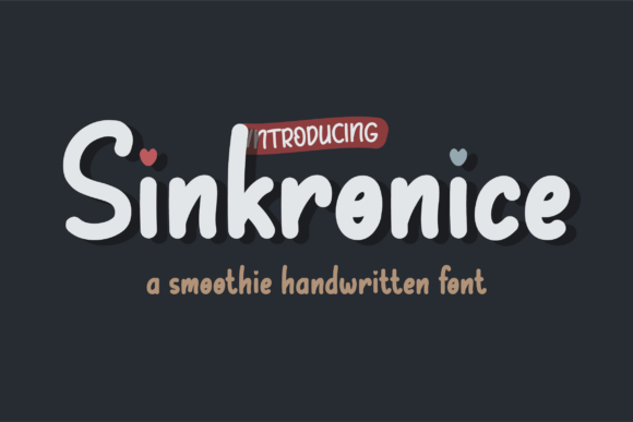 Sinkronice Font Poster 1