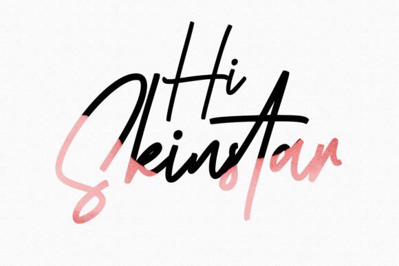 Skisterstones Signature Font Poster 10