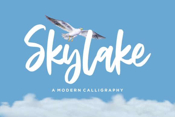 Skylake Font Poster 1