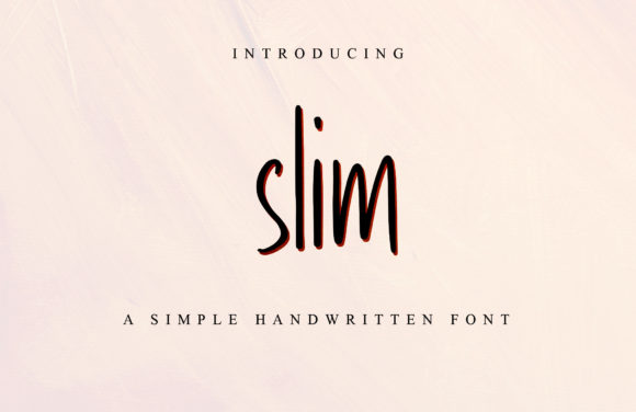 Slim Font