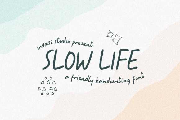 Slowly Life Font Poster 1