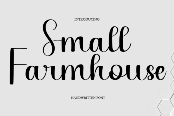 Small Farmhouse Font Poster 1