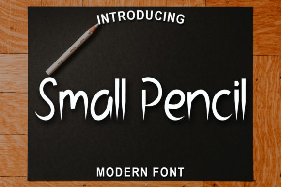 Small Pencil Font Poster 1