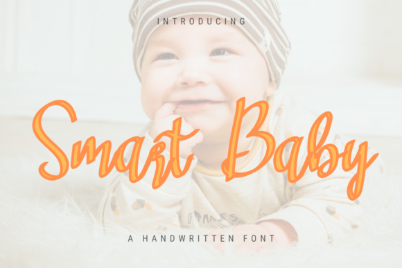Smart Baby Font Poster 1