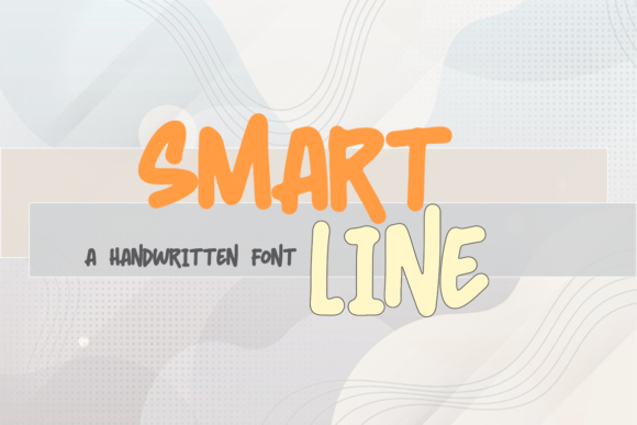 Smart Line Font Poster 1