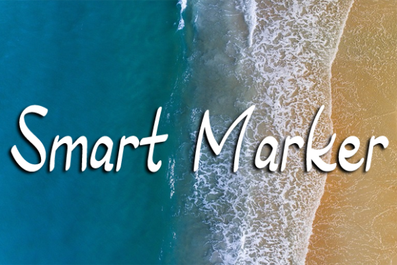 Smart Marker Font Poster 1