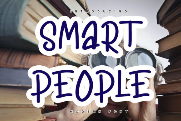 Smart People Font Poster 1