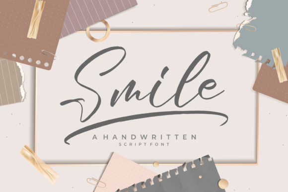 Smile Font Poster 1