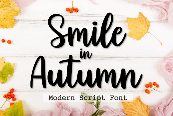 Smile in Autumn Font