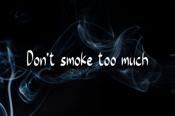 Smoky Font Poster 4