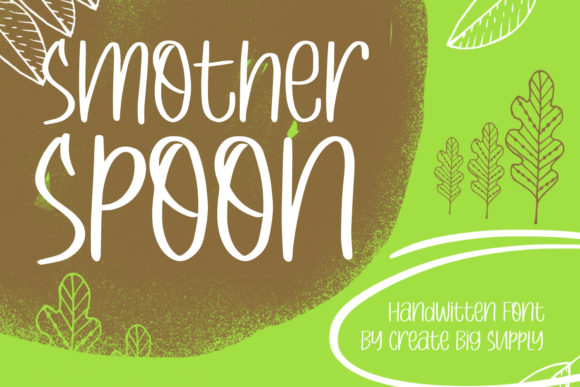 Smother Spoon Font Poster 1